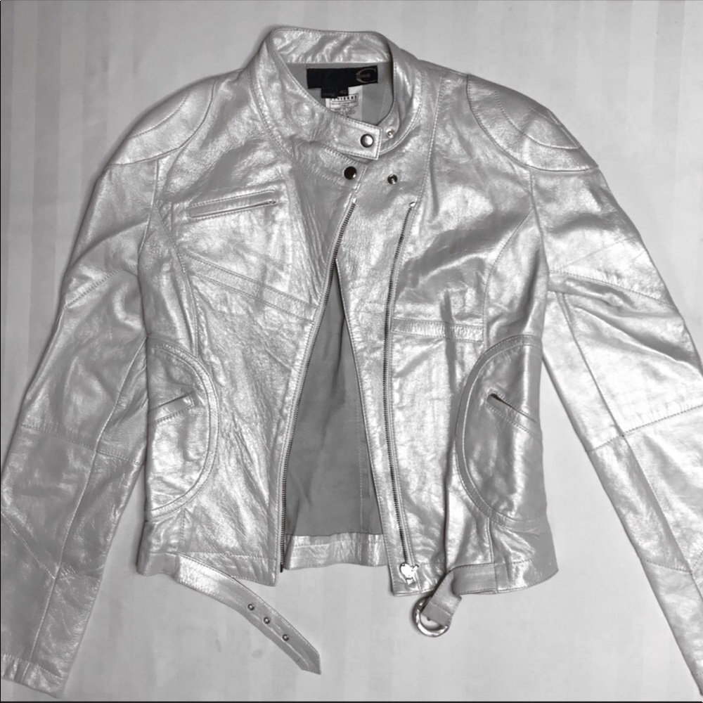 JUST CAVALLI REAL LEATHER JACKET
